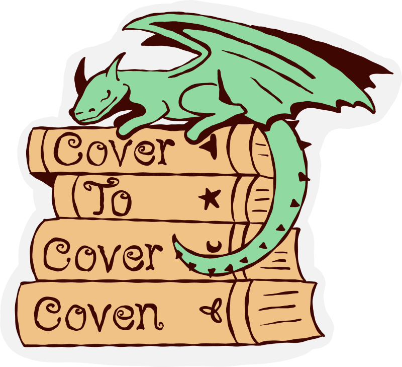 green dragon sleeping on 4 books